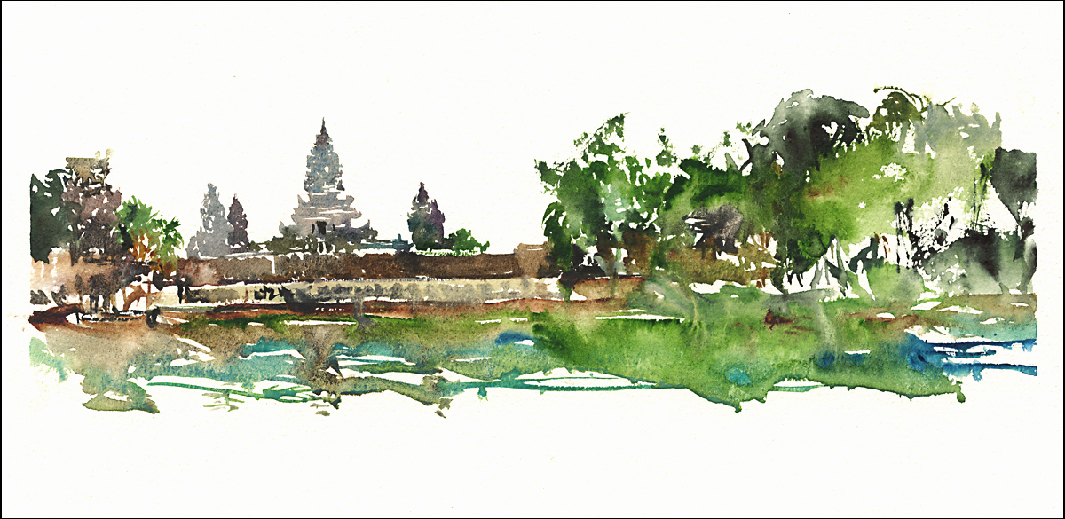Featured image of post Pencil Angkor Wat Drawing Angkor wat rising into th sky drawing by hay chhoem